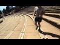 Running the stairs at Red Rocks Amphitheater in 4k UHD