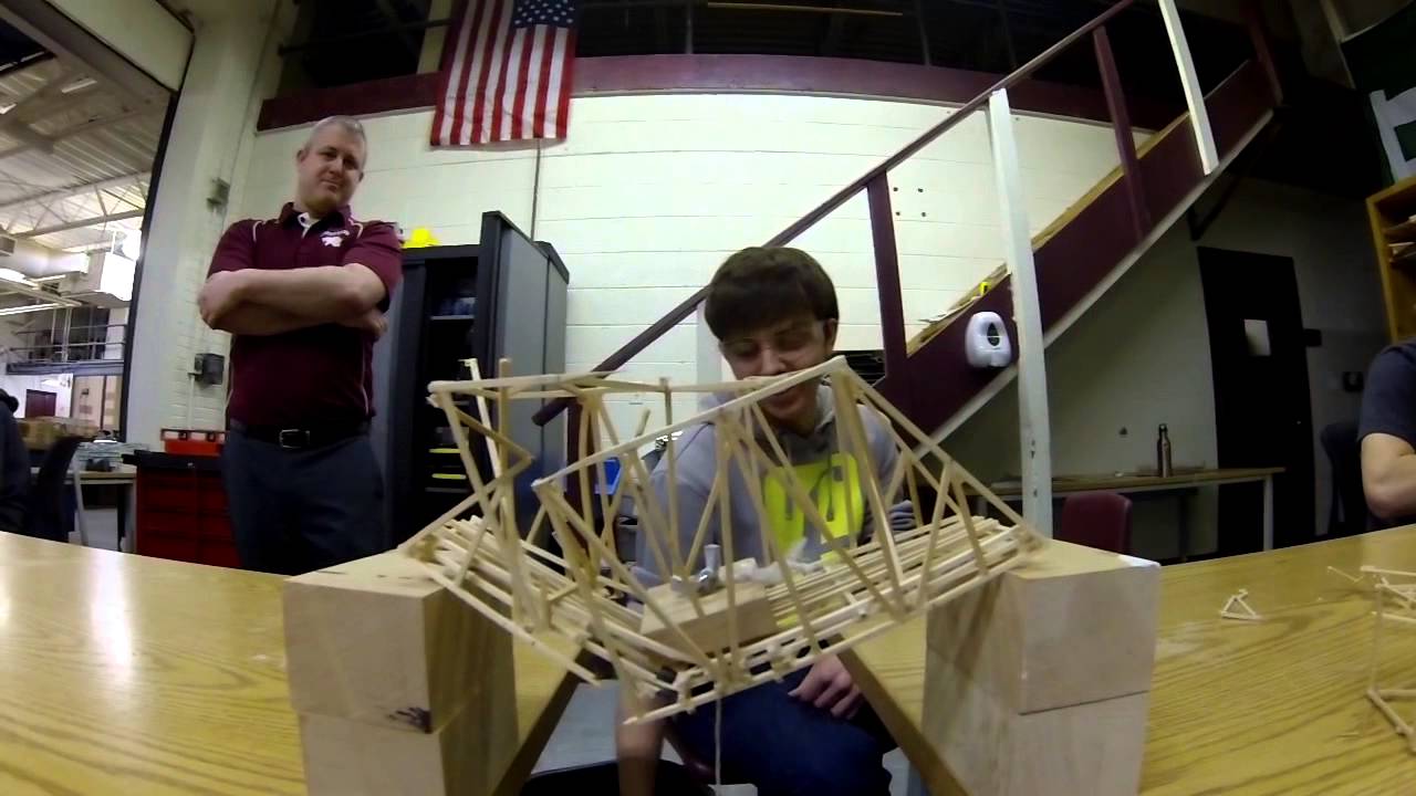 Balsa Wood Bridge Competition - YouTube