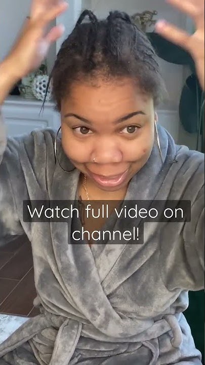 Starter locs on 3A 4A 4B 4C hair #youtubeshorts #vloger #hairstyle # ...