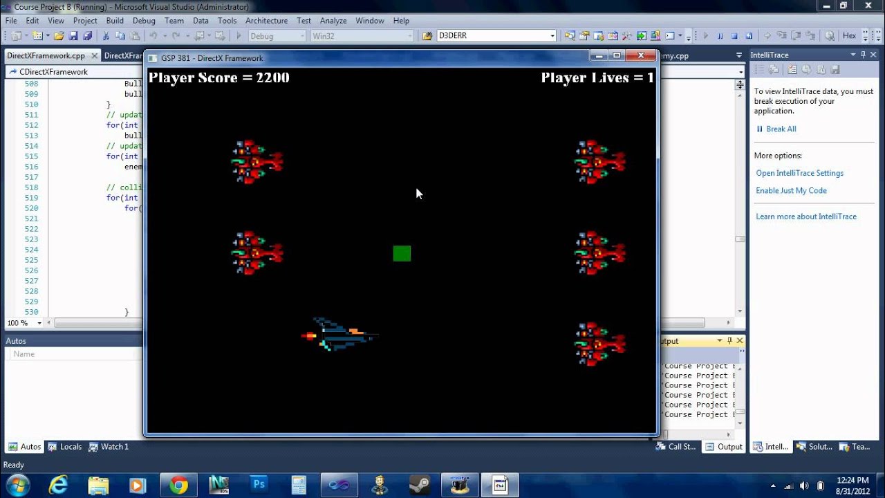 rtype clone c++ - YouTube