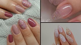 Nail art designs #btsarmy #beautiful #2024 #nailart #teenager #young#girls #valentinesday#glitter