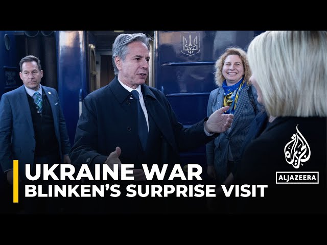 Blinken in Kyiv: Surprise visit as Russia increases attacks class=