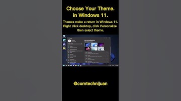 Choose Your Theme in Windows 11 #shorts