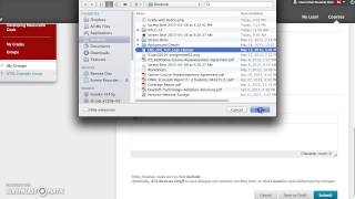 Submitting a Group Assignment Blackboard SP14