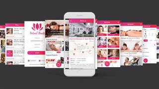 Natural Beauty & Spa Salon App UI Kit | App Innovation screenshot 2