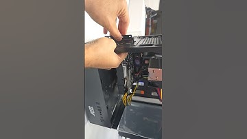 Remove Graphics Card GPU metal bracket on SAAV X1 X2 X4 Gaming PC