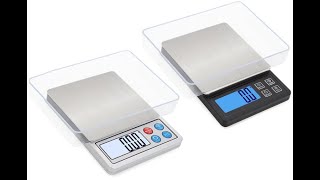 Portable kitchen digital scale D8006 unboxing