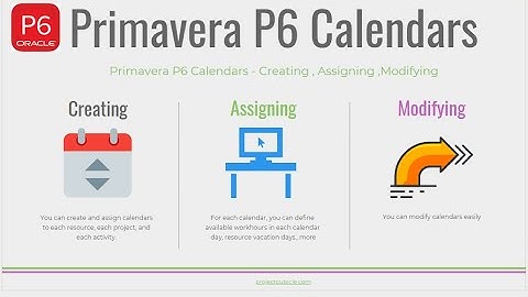 How to Create & Assign #Calendar in Primavera P6 | Planning-P6 | Types of Calendars in Primavera P6