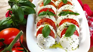 Caprese Salad Recipe | easy, fresh and delicious