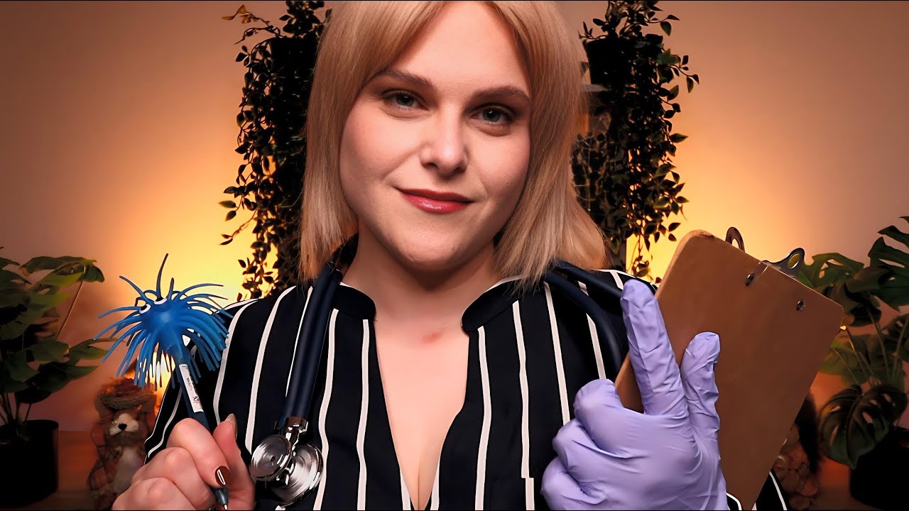 ASMR Doctor Check Up: Consultation & Tummy Exam