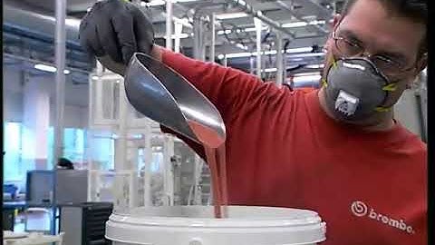 Brembo Brake Pad Production
