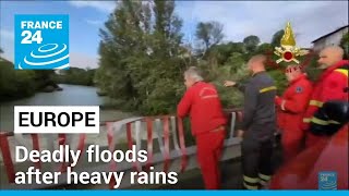 Deadly floods in parts of Europe after heavy rains • FRANCE 24 English