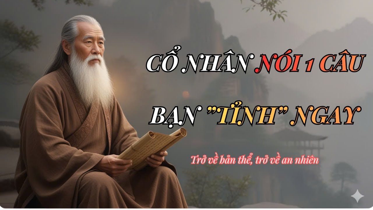 Khủng Hoảng Bản Thân: Cổ Nhân Dạy 1 Điều Khiến Bạn “Tỉnh” Ngay - Đạo Xưa Tâm Nay