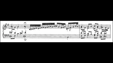 J.S. Bach - BWV 715 - Allein Gott in der Höh' sei Ehr'