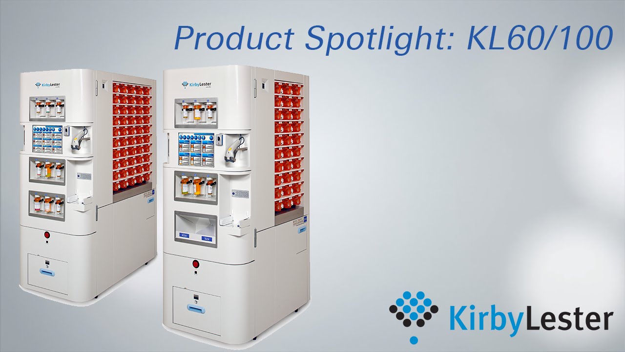 Kirby Lester KL60 and KL100 pharmacy robotic dispensing YouTube