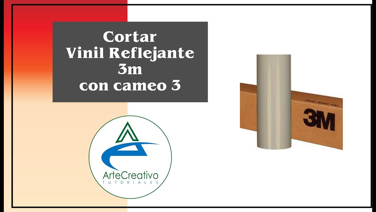 Cortar Vinil Reflectivo 3M con Cameo 3 (Parametros de Corte) - YouTube