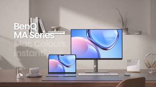One Cable. Perfect Colours. Meet the BenQ MA Series Monitor for MacBook