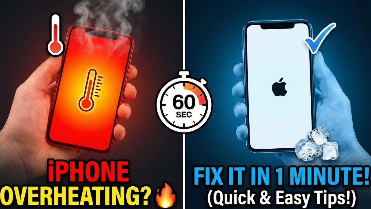 How to Fix Iphone Overheating | Fix it in 1 Minute | Quick & Easy Tips ...
