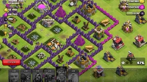 Clash Of Clans   GIWIPE TH 8 Farmin Dark Elixir Attack Strategy