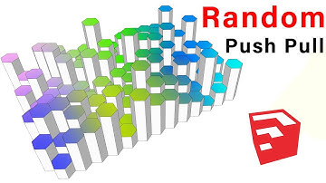 Random Push Pull in SketchUp