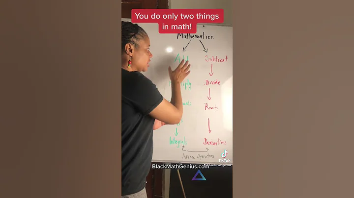 You do only two things in #math! #BlackMathGenius #learnmath #MathFun