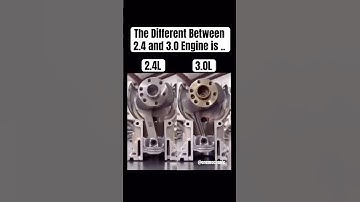 Different Between 2.4 and 3.0 Engine #automobile #engineering #shorts #mechanic