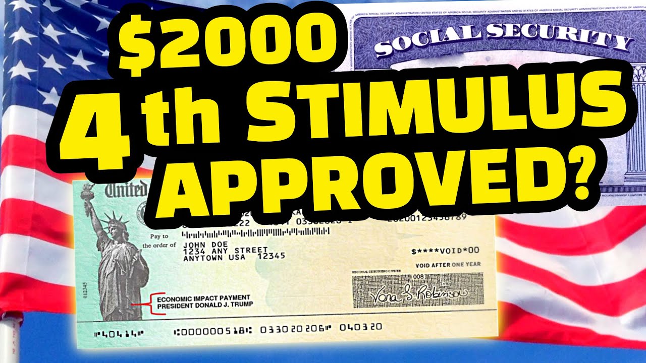 🔥BREAKING! $2000 4th Stimulus Check APPROVED for Social Security? SSDI, SSI, Low Income?
