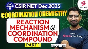 Reaction Mechanism of Coordination Compud | PART 1 | CSIR NET Dec 23 Reapeted  Concepts | Nadeem Sir