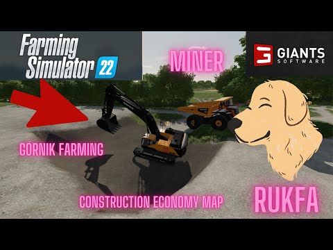 [#3][TimeLapse]Farming simulator 2022.Mod kopania żwiru.Logitech G29