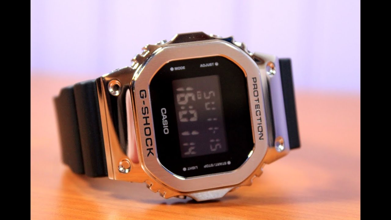 visual - YouTube and G-SHOCK unboxing SpeechLess. GM-5600-1er review, Casio