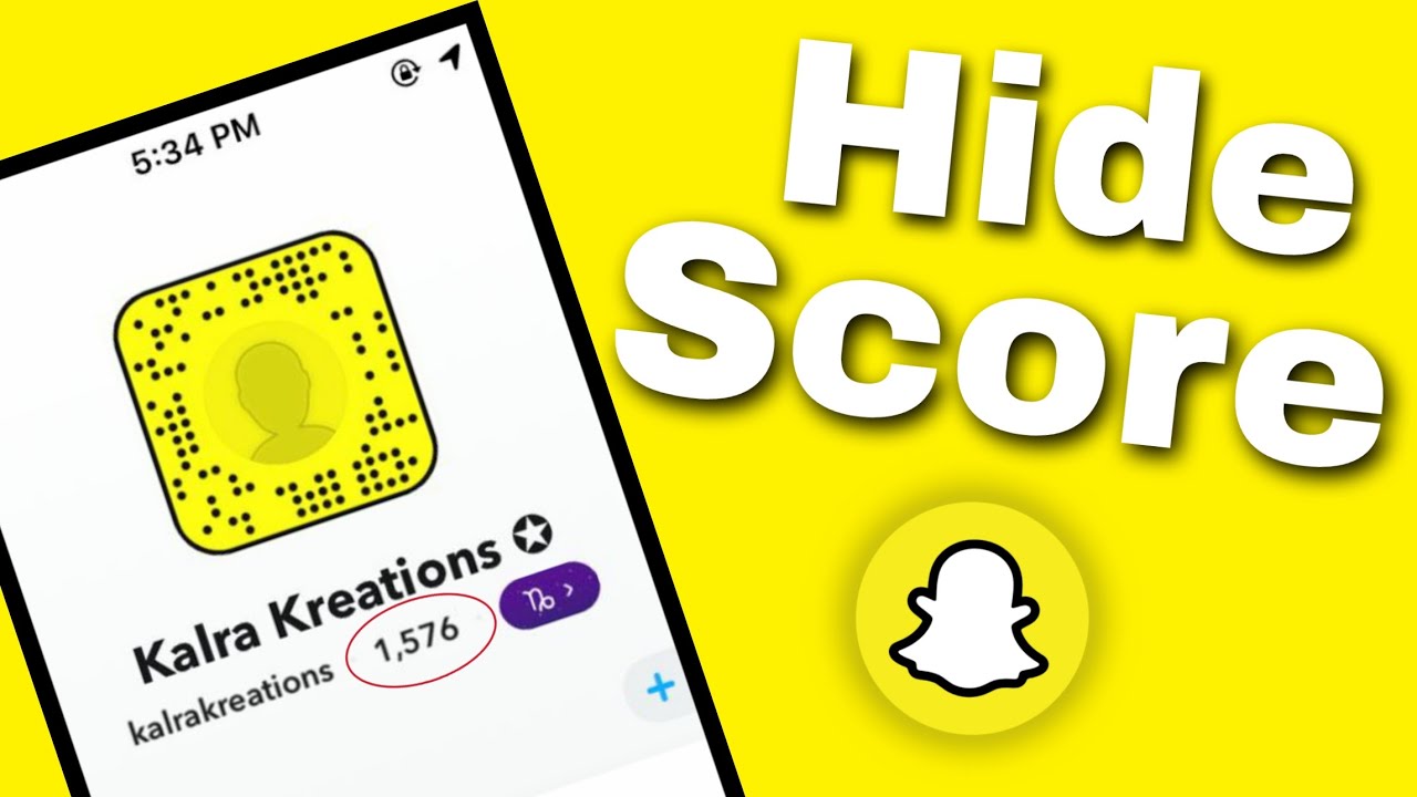 How To Hide Snapchat Snap Scores? (Hindi)