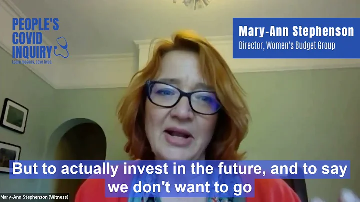 Mary-Ann Stephenson on investment in the NHS
