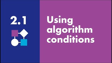Using algorithm conditions | Easy Logic Creators | Lesson 2.1