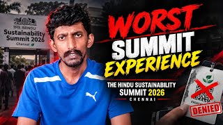 My Worst Experience at The Hindu Sustainability Summit 2026 😶‍🌫️