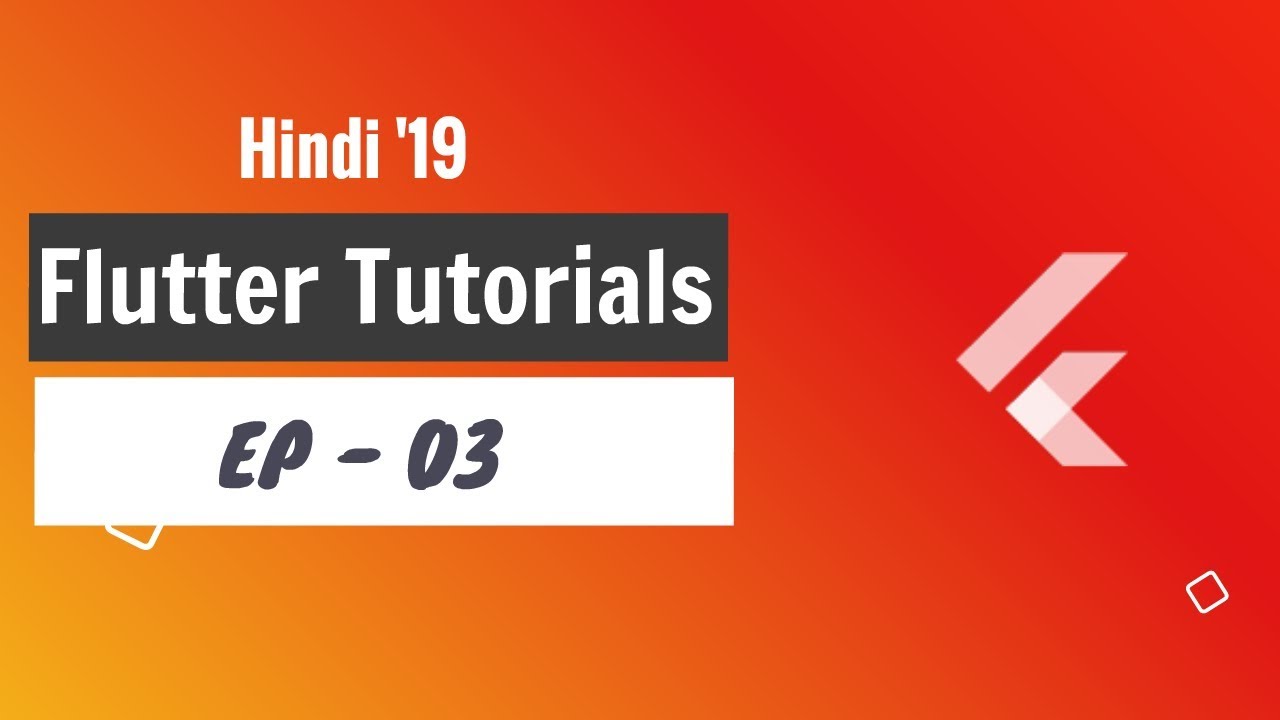 Flutter Hindi Tutorials - EP03 | Stateless Widget - YouTube