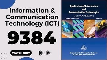 AIOU 9384 Guess Paper 2025 Code 9384 ICT Past Papers Important Questions