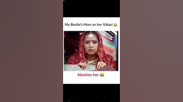अपनी बेटी की विदाई पर माँ की प्रतिक्रिया | मजेदार विदाई वीडियो | विदाई मजेदार वीडियो | #शॉर्ट्स #सुमीटर्स