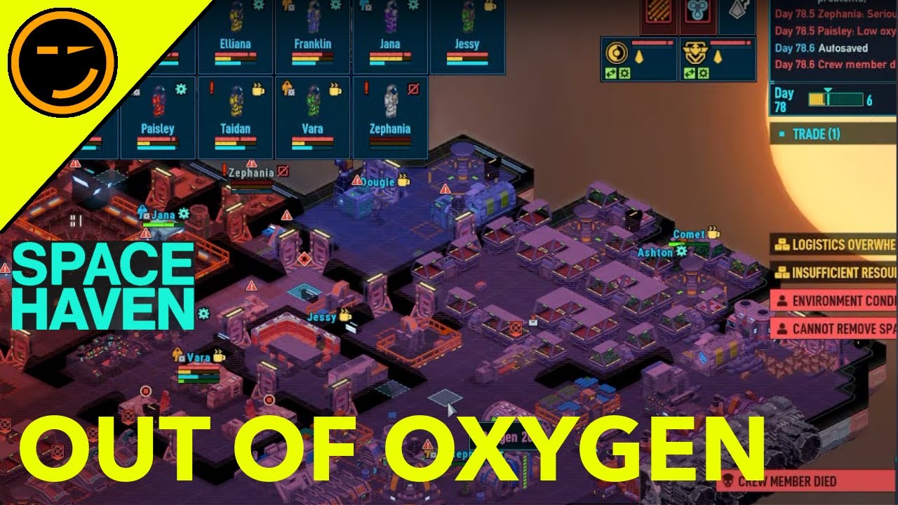 Space Haven: Out Of Oxygen | S3E21 Brutal Difficulty, Alpha 15