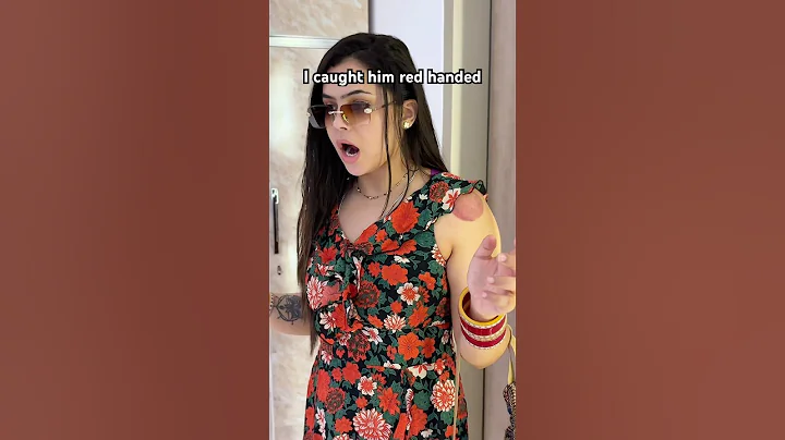 I caught him Red handed💥❌#shorts #viral #relatable #pov #funny #husbandwife #comedy #humor #trend