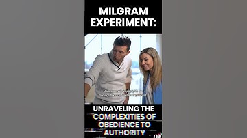 Milgram Experiment #unravel #complexity #obedience #authority #psychology #facts #science #howto