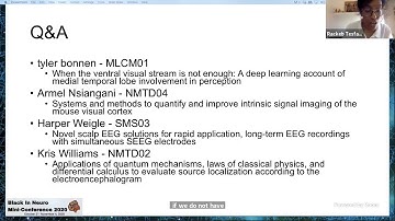 #BiNConference2020 | Data Blitz Session 3