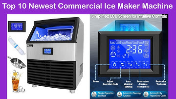 Top 10 Newest Commercial Ice Maker Machine in 2025 - for Business and Home use | Buying guide!