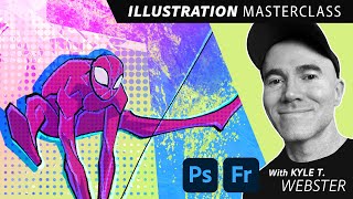 Illustration Masterclass - The Art of The Spiderverse screenshot 3
