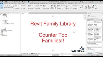 myBIMteam Revit Family Library Countertops
