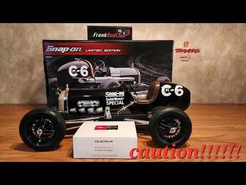 Traxxas snap on sprint car gets hobbywing  quick run for 3s speed run.