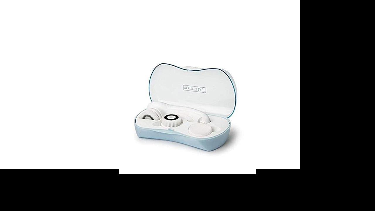 Vanity Planet Facial Cleansing Brush Ultimate Skin Spa with 3 Interchangeable Face Brushes for Clea
