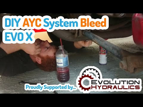 HOW TO: DIY AYC Bleed Mitsubishi Evo X
