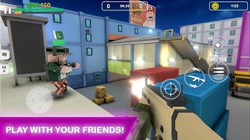 Block Gun: Gun Shooting - Online FPS War Game Android Gameplay