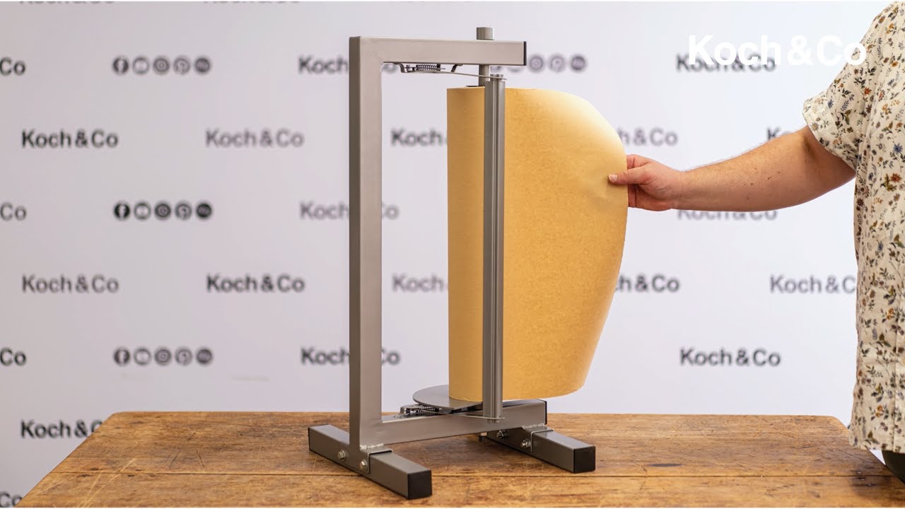 Learn how to use our Vertical Kraft Paper Roll Dispenser YouTube