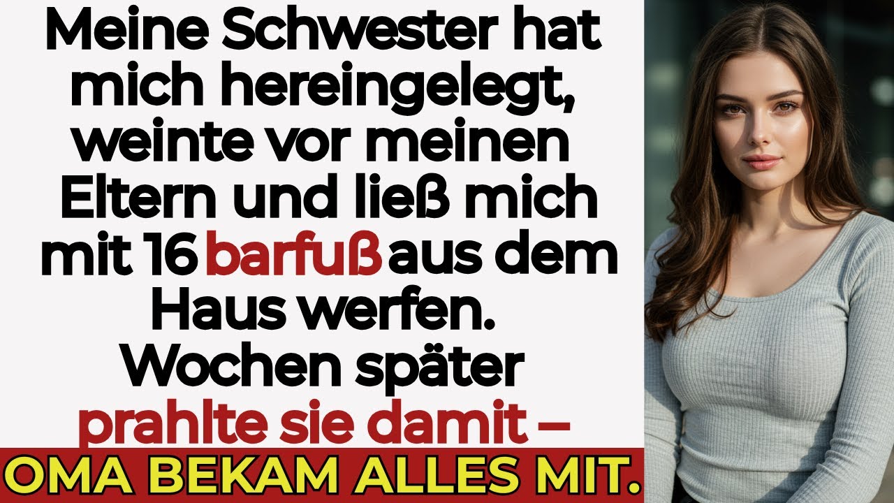 Mit 16 warf mich meine Familie barfuß raus – weil meine Schwester schrie: 